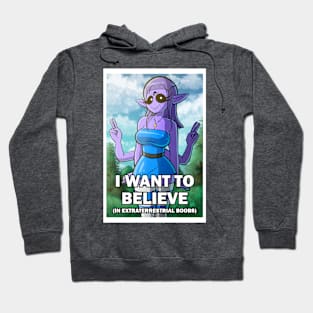 I Want To Believe (In Boobs) Hoodie